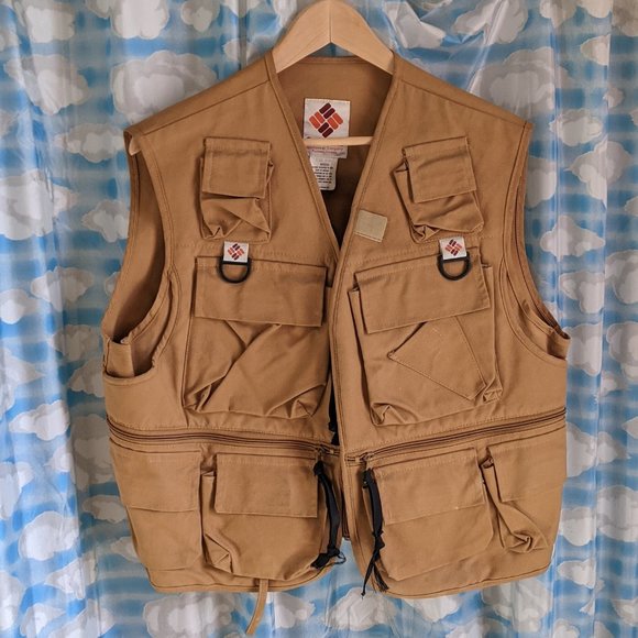 Vintage Columbia Sportswear Fly Fishing Jacket Medium - Picture 1 of 6